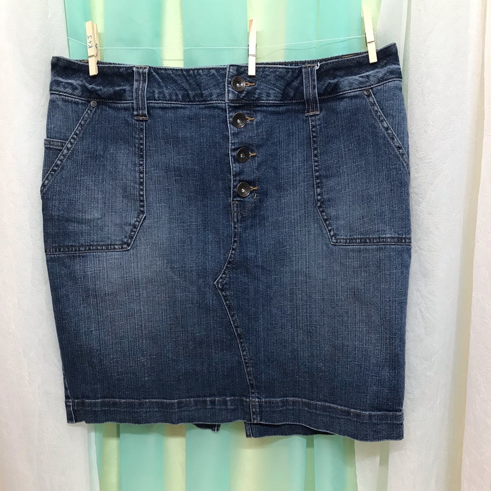 Size 18 Lane Bryant Blue Jean skirt